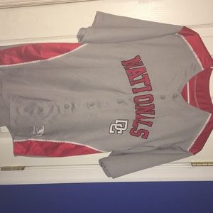 Nationals baseball jersey